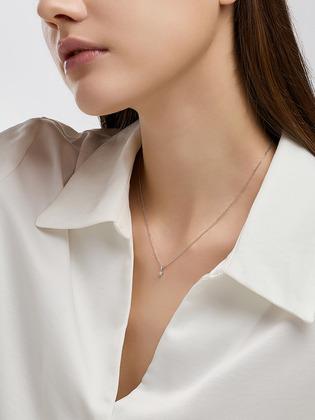 미스두 랩다이아몬드 실버 목걸이 JDRNT5S55HC