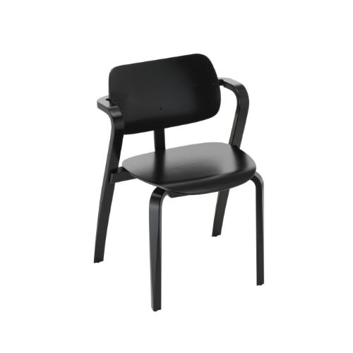 아르텍 아슬락 체어 - 블랙 - bibliotheque