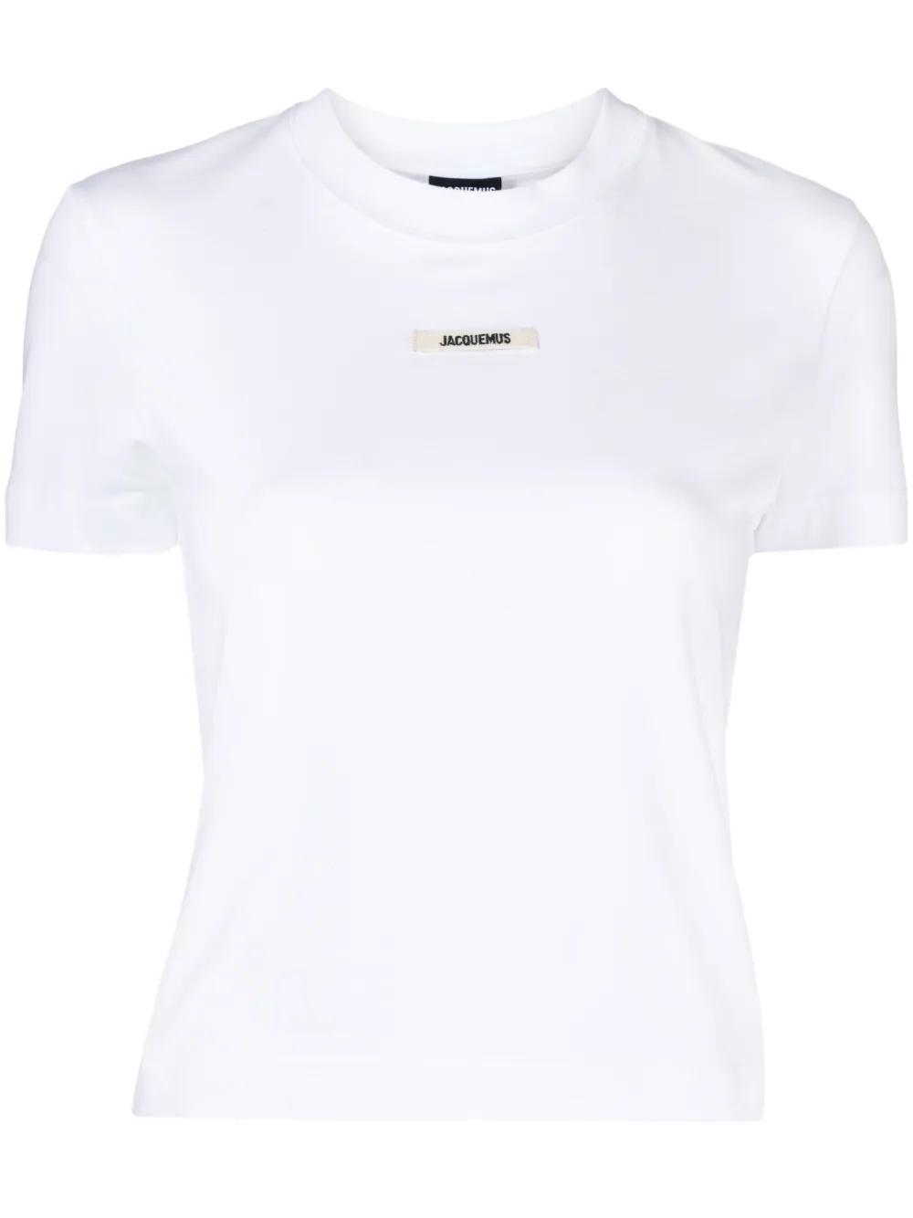 Jacquemus 르 티셔츠 그로그랭 탑 | 화이트 | FARFETCH KR