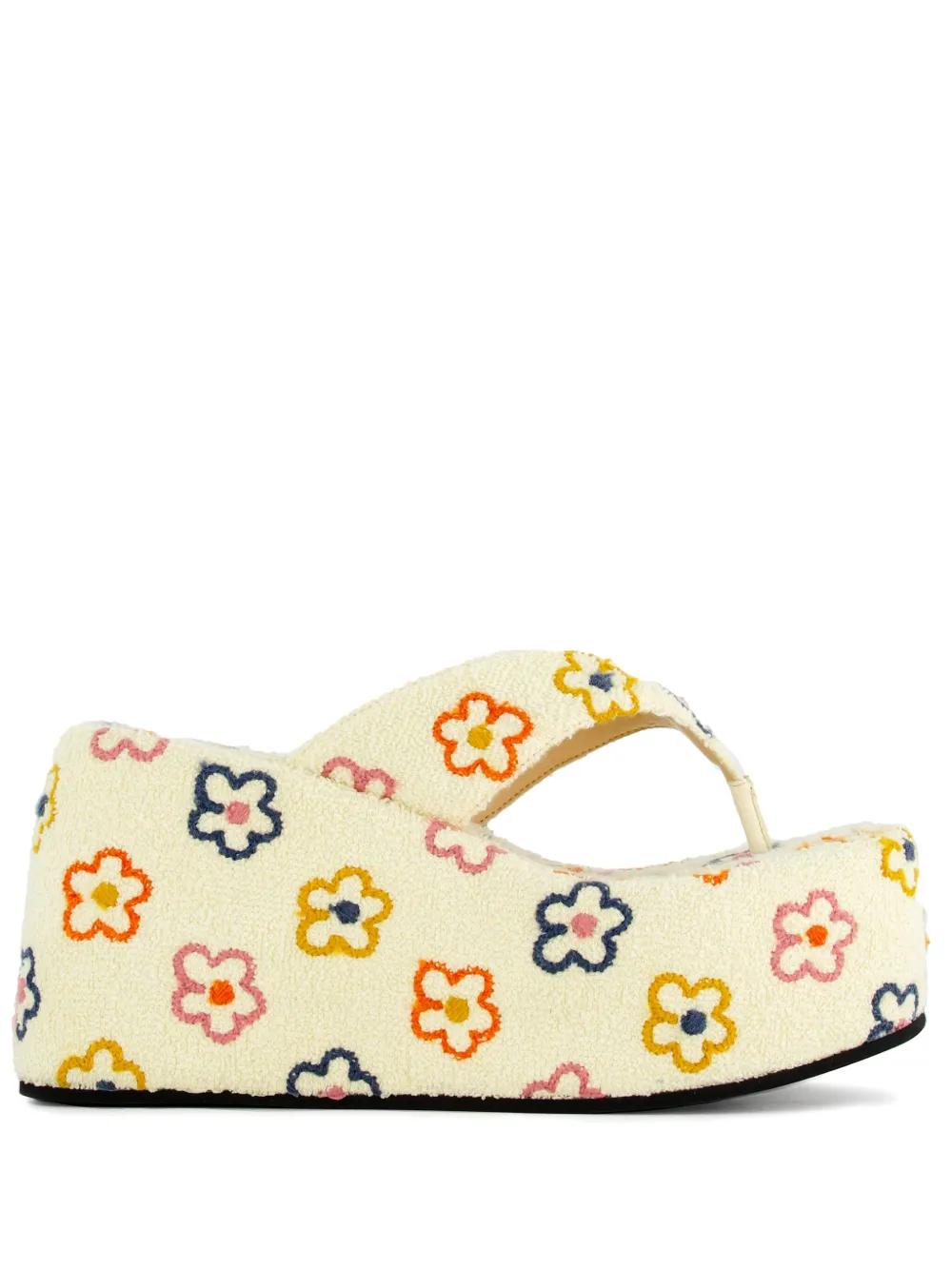 Bulla Ashley 120mm cotton-blend mules