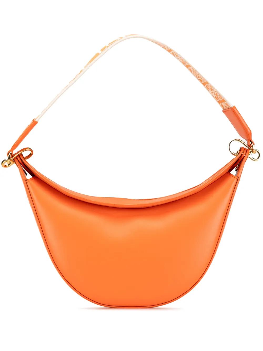 Loewe Pre-Owned 2022 스몰 가죽 루나 호보 백 | 오렌지 | FARFETCH KR