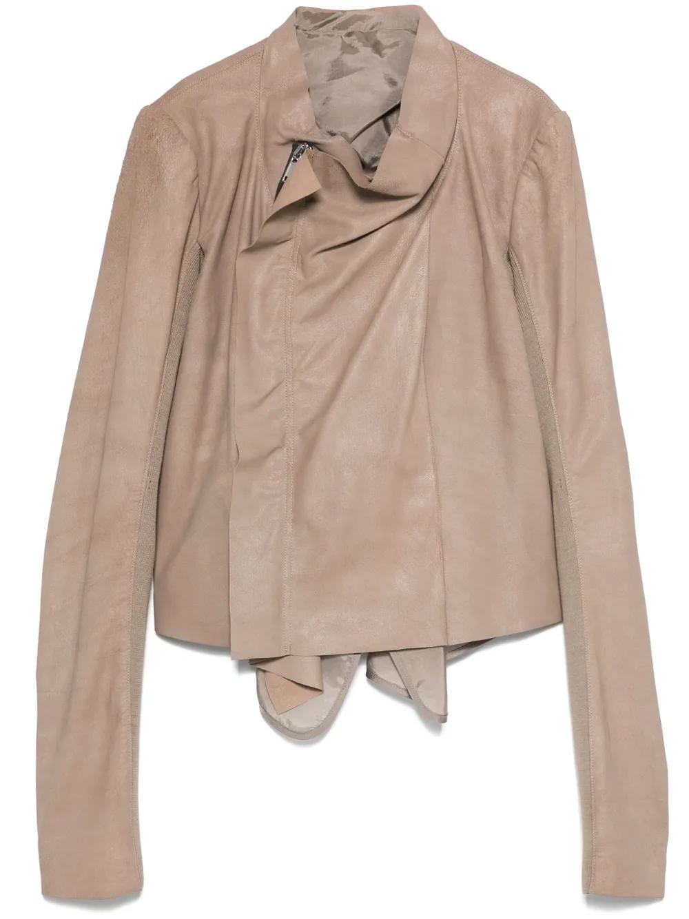 Rick Owens 로우 넥 재킷 | 뉴트럴 | FARFETCH KR