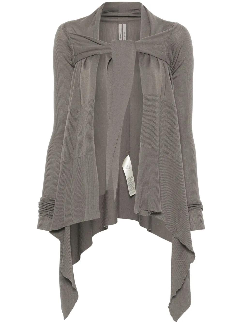 Rick Owens 타이 랩 가디건 | 브라운 | FARFETCH KR