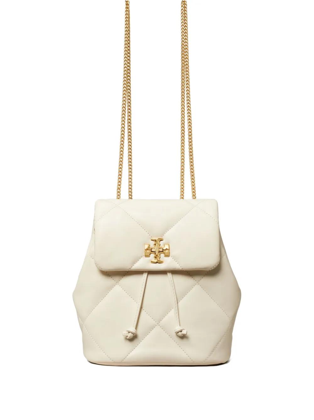 Tory Burch 키라 퀼팅 레더 백팩 | 화이트 | FARFETCH KR