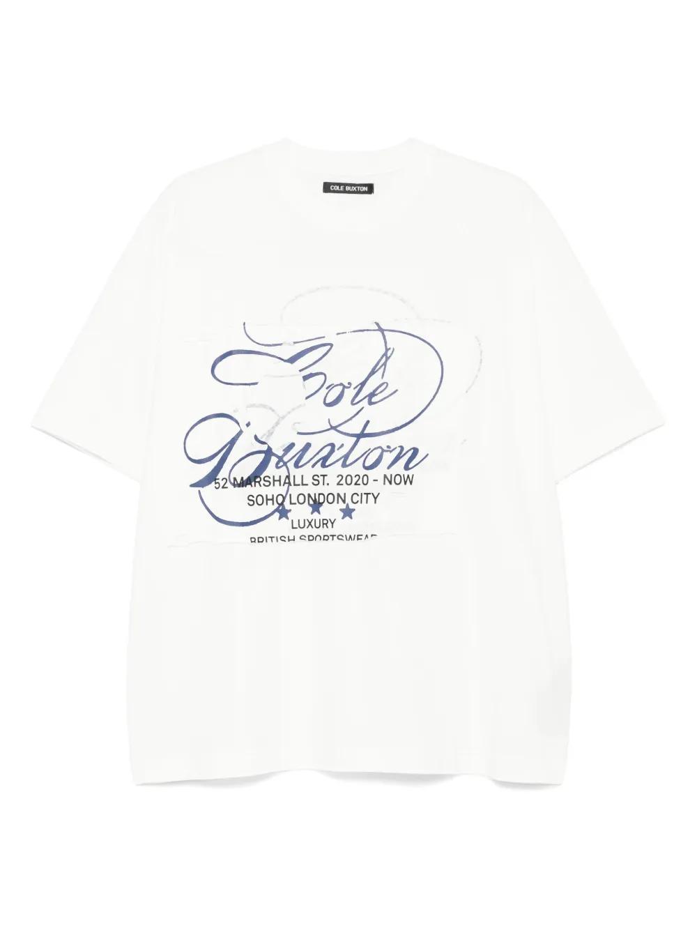 COLE BUXTON Cotton T-shirt  | White | FARFETCH PT