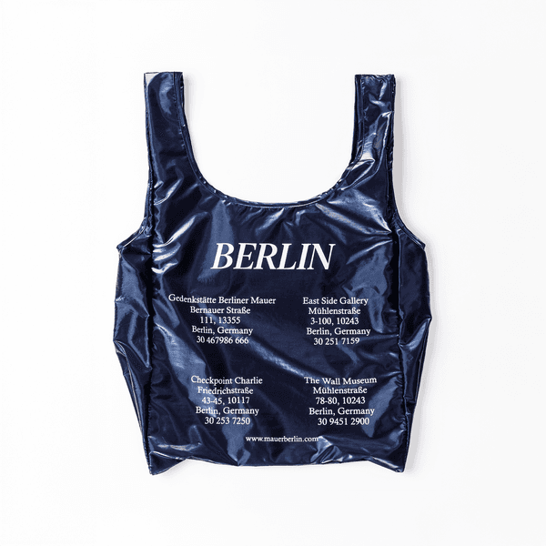 [5차 리오더] MAUER BERLIN MEMORIAL PLACE REUSABLE BAG (INDIGO BLUE)