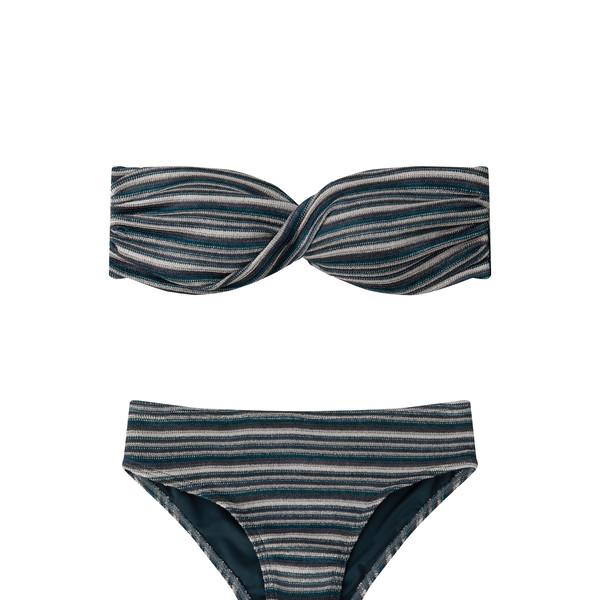Indie twist bikini (Blue-Green)