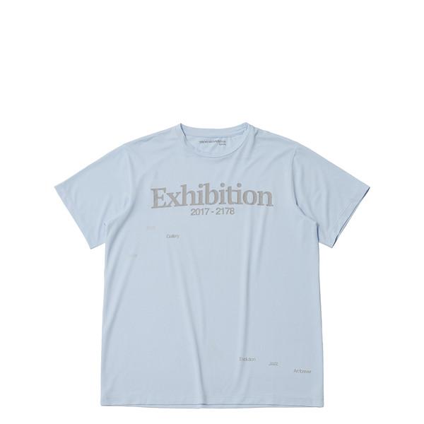 EXHIBITION GRAPHIC RUNNING T-SHIRT (SKY BLUE)