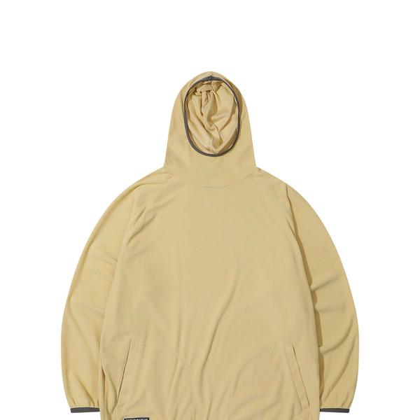 SPORTS LABEL FLEECE ANORAK (LEMON)