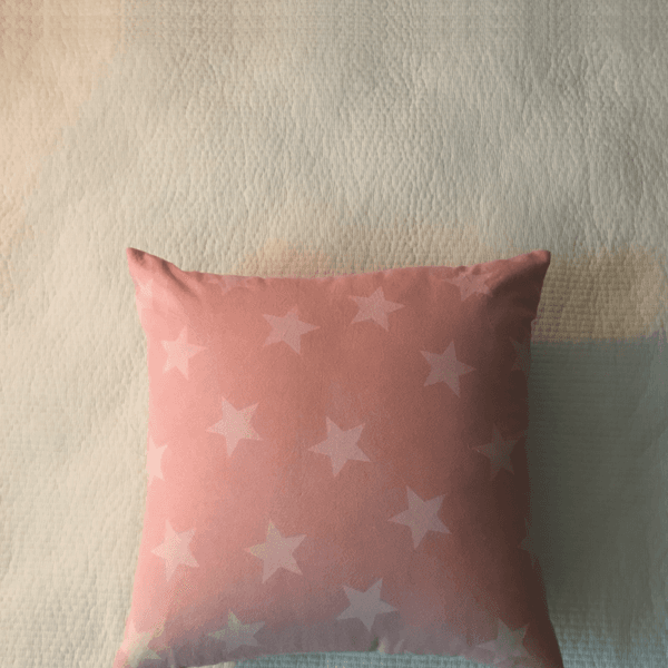 cottage cushion cover - My pink star