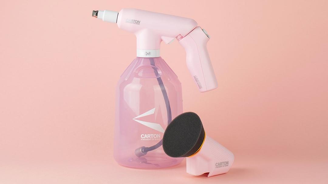 [카톤X봄스퍼] 한정판 핑크에디션 전동분무기 & 유막제거기