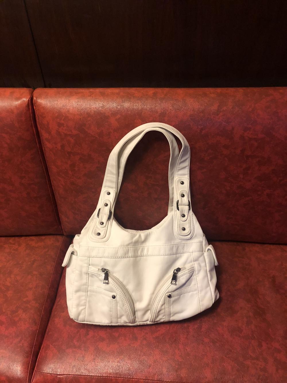 센지 White eyelet bag