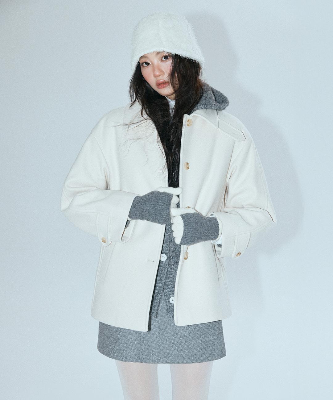 미쏘 [스노우걸 ❄] 스탠카라 하프코트_MIWJHG12PB