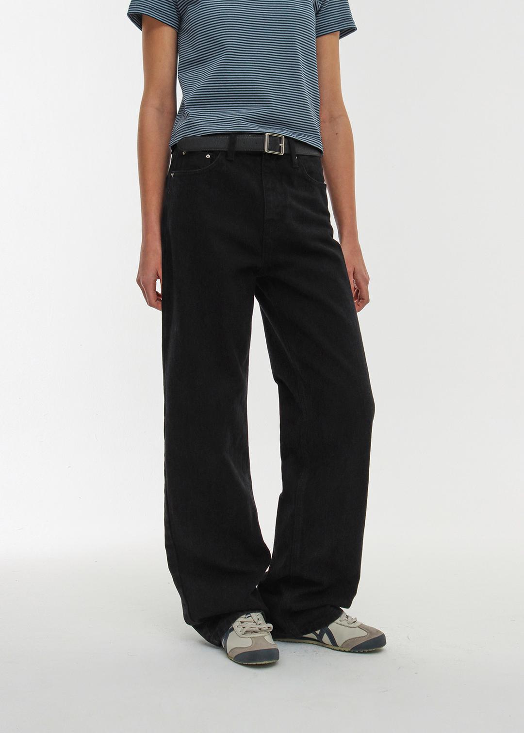 블랙업 [B-DENIM] BLACK STRAIGHT 041