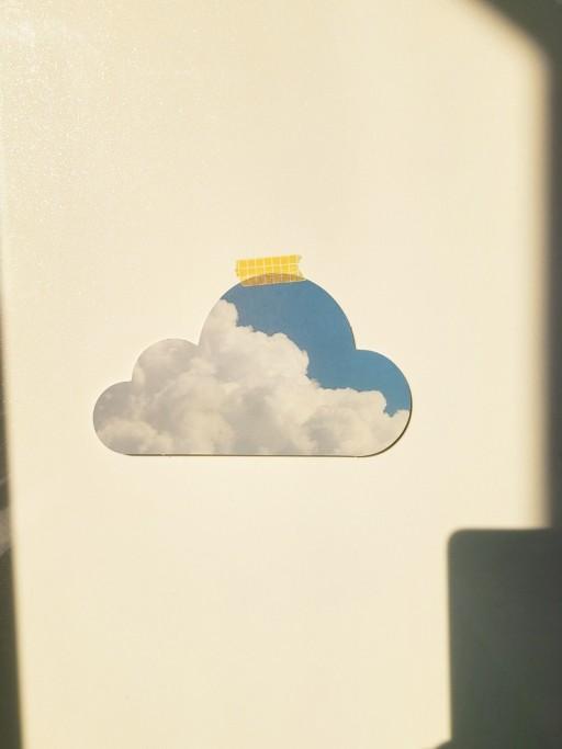 본쥬흐네 구름구름 엽서