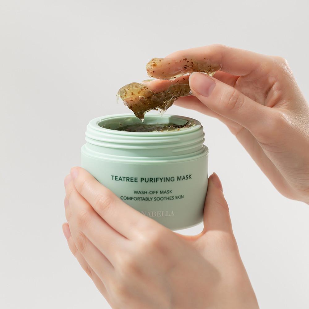 보나벨라 티트리 퓨리파잉 마스크100ml 워시오프팩 어성이팩 어성초 모공팩