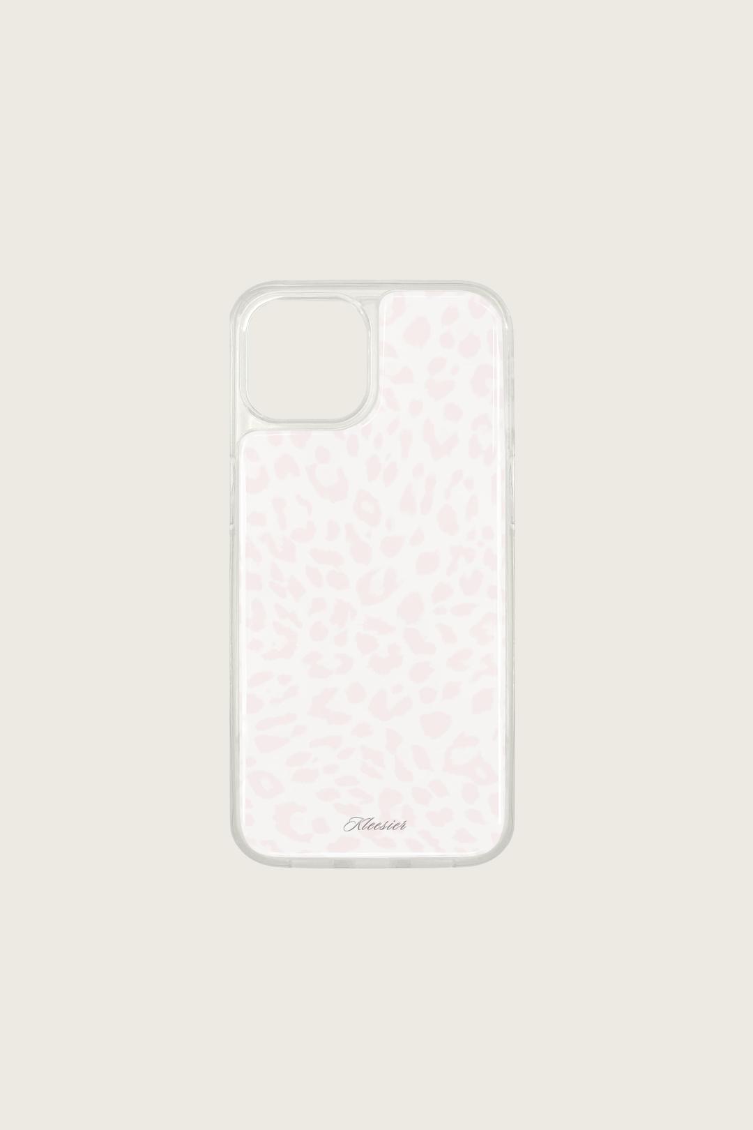 [ 2nd Pre-order ] Pink leopard case, iPhone Clear