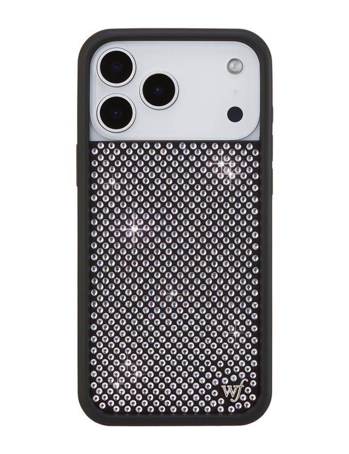 Wildflower Rhinestone iPhone case | White