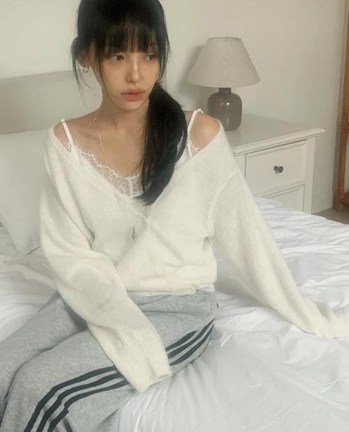 앤스 알파카 랩 가디건 ( 3color )