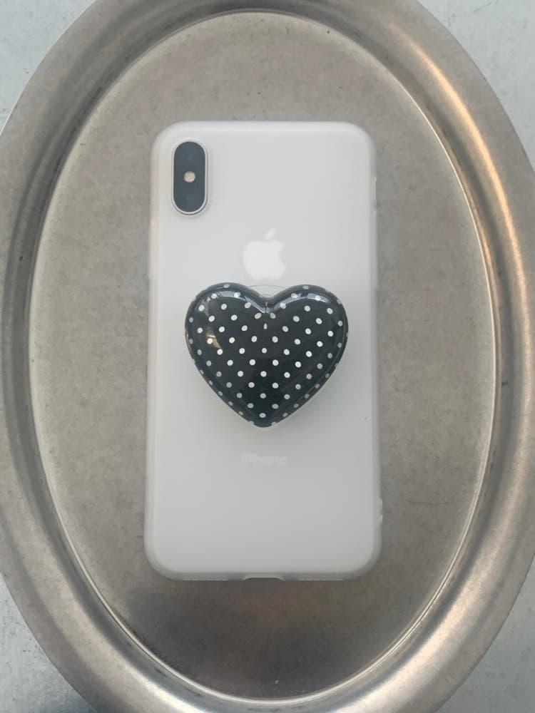 땡땡이 도트 하트 톡 스마트톡 거치대 폰거치대 폰고리 폰꾸 폰꾸미기 폰악세사리