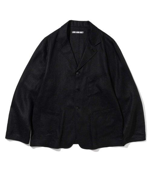 park linen jacket black