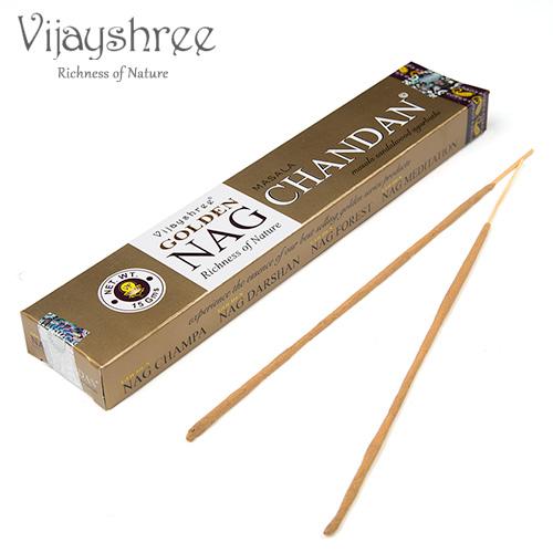 Vijayshree 골든나그찬단 인센스스틱