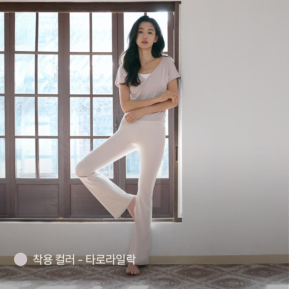 소프트 모달 크로스 랩 숏슬리브