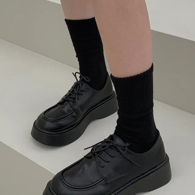 [1만족판매] 셰이켄 플래폼 로퍼 [슈즈 신발 데일리 구두 로퍼 레더 굽 기본]