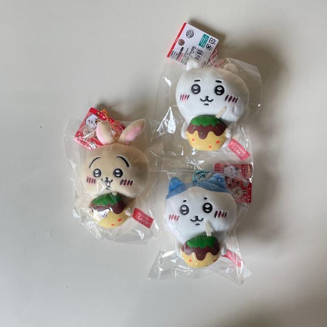 [NO105] 치이카와 오사카 지역한정 타코야끼 마스코트 키홀더 볼체인 하치와레 우사기