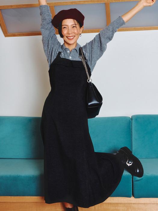 [단독기획] CORDUROY CAMISOLE DRESS / 2color