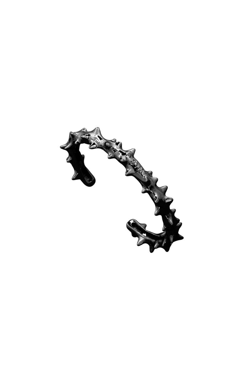 NO.630 [BLACK] SPIKY BANGLE BRACELET