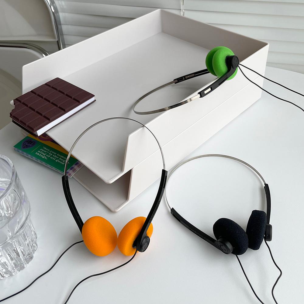 레트로 온이어 헤드폰 헤드셋 RETRO FOAM ON-EAR HEADPHONES