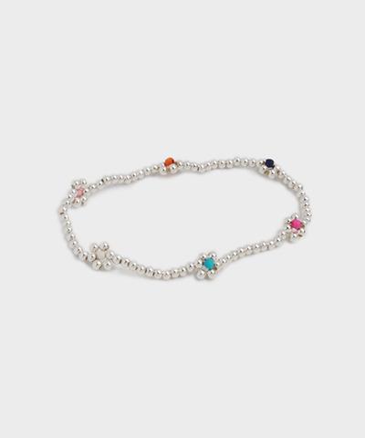 [SILVER]BEADS FLOWER U B