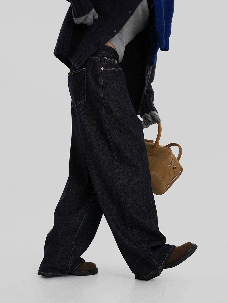 어텀 기모빈티지생지데님