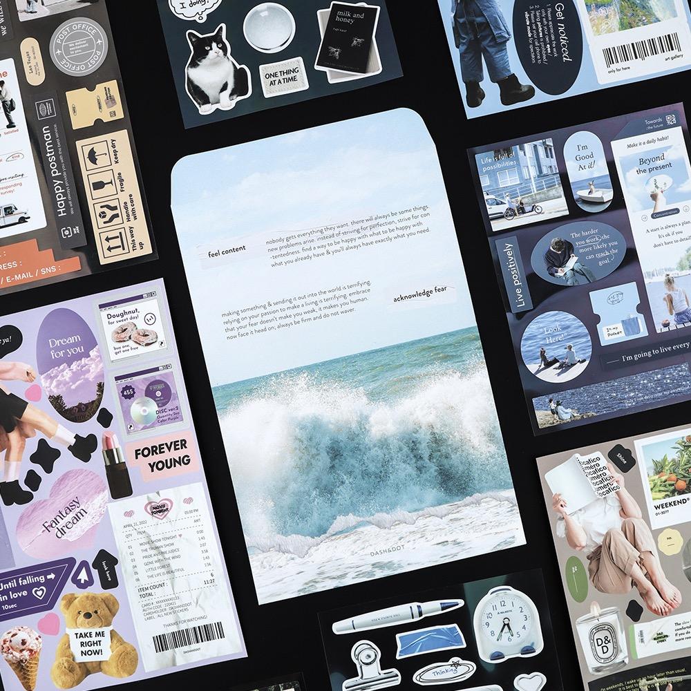 [대시앤도트] 오브젝트 씰 스티커 랜덤팩