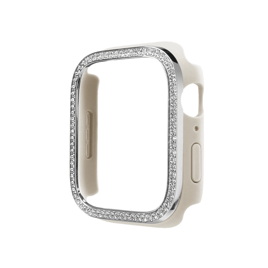 Watch Gem Case with Screen Protector - Silver