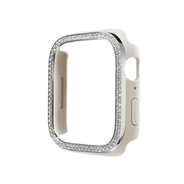 Watch Gem Case with Screen Protector - Silver