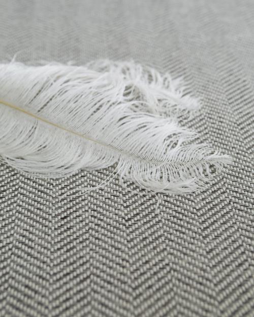 톡톡한 헤링본 사계절러그-그레이