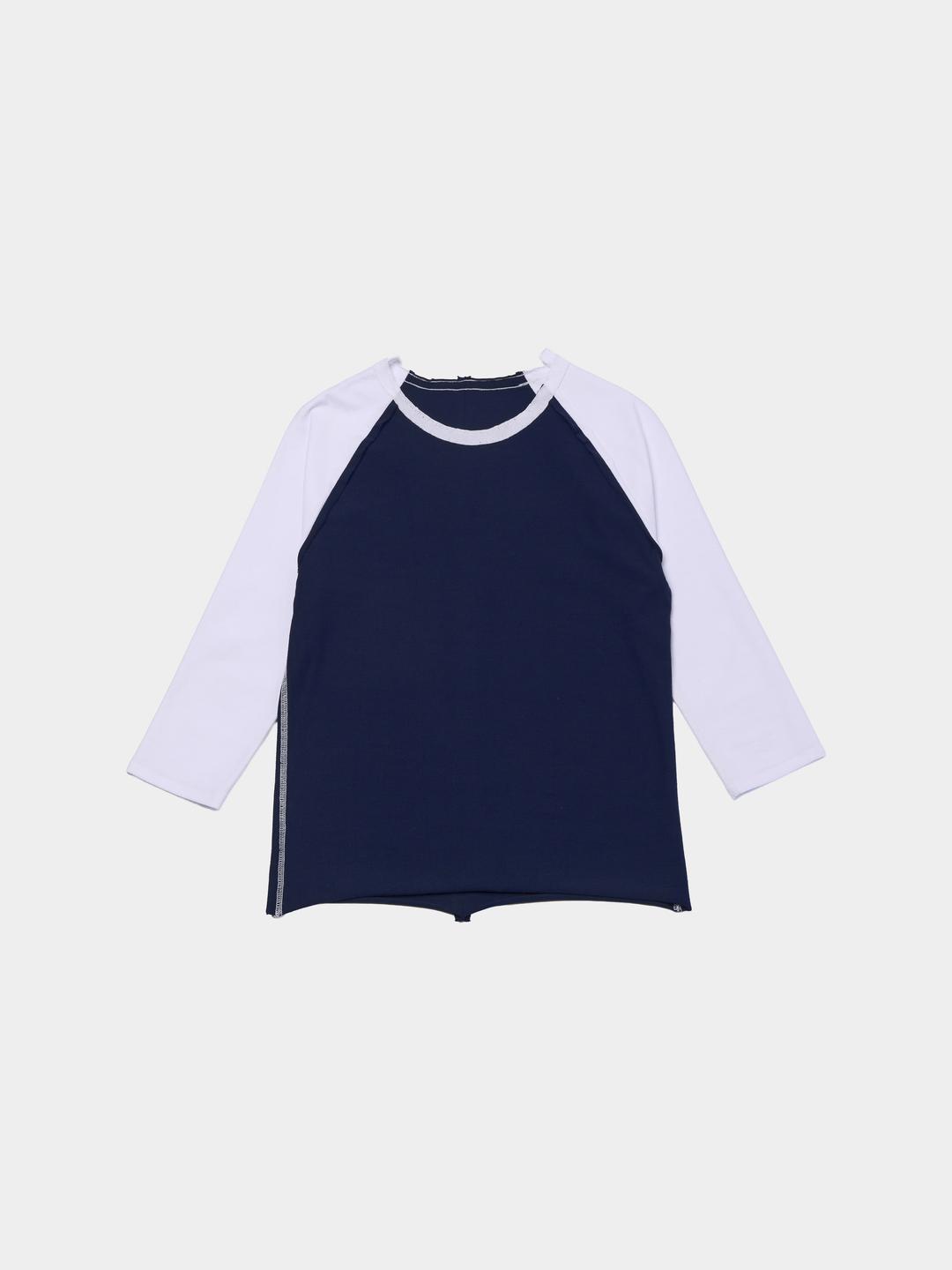 REVERSIBLE RAGLAN T-SHIRT NAVY