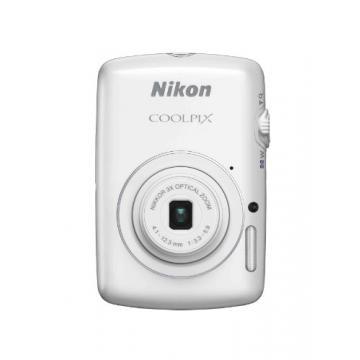 Nikon Coolpix S01 10.1 MP 디지털 카메라 3 배 줌 Nikkor 유리 렌즈 (흰색) (오래된 모델)