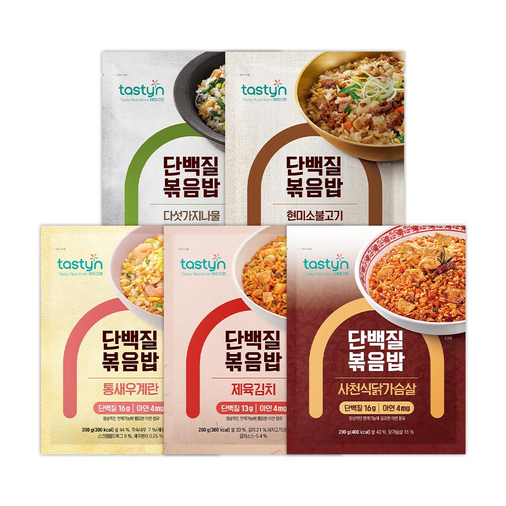 [뚱냥항돈] x [종근당건강 테이스틴] 간편식 냉동 단백질 볶음밥 6개