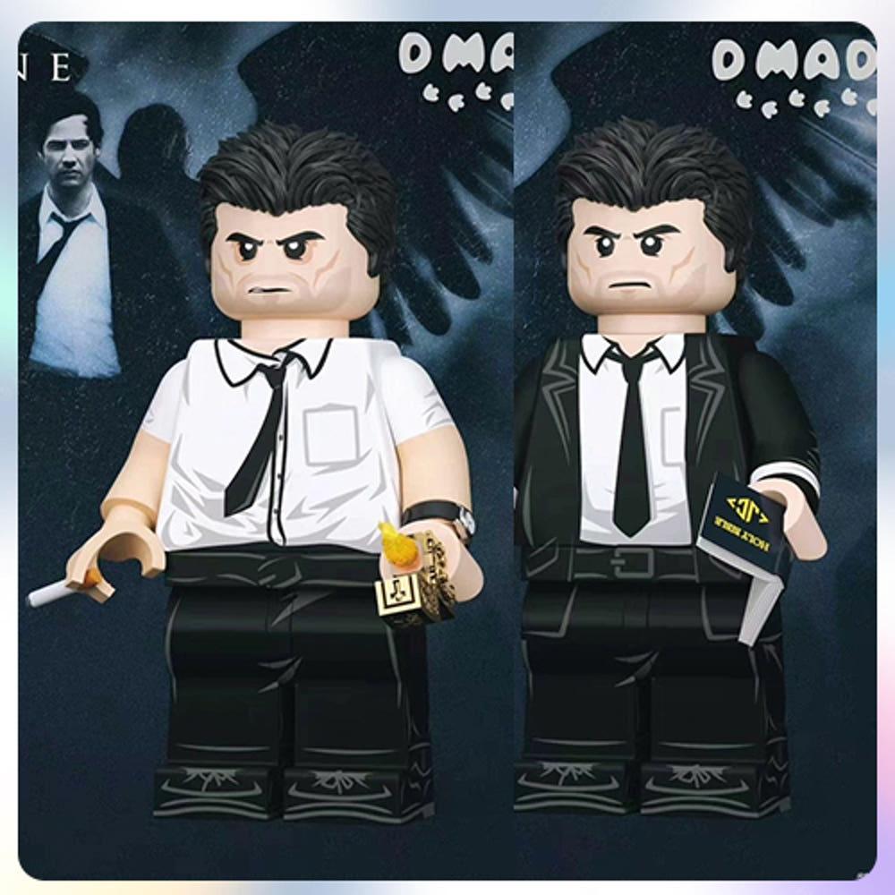 콘스탄틴 키아누리브스 D made 브릭 풀세트 블록 피규어 레고 커스텀