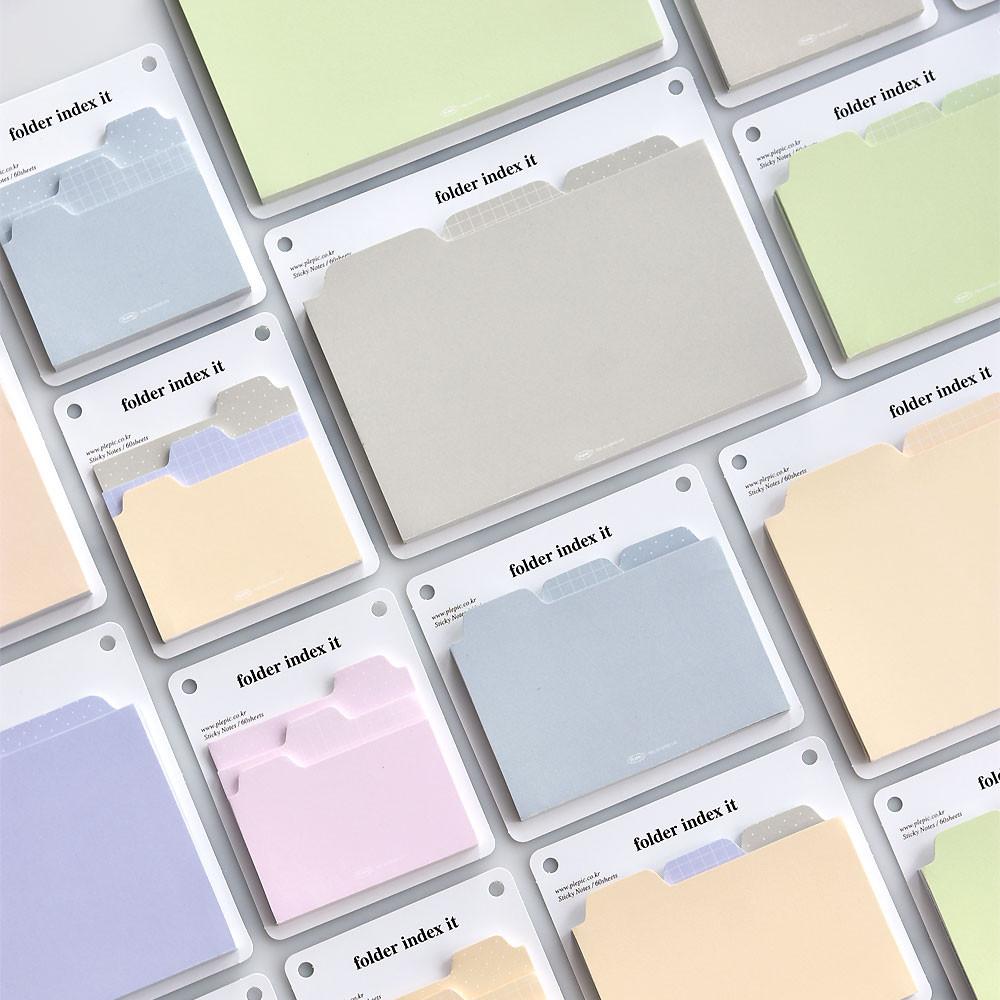 폴더인덱스잇 Folder Index It (3단 점착 메모지)