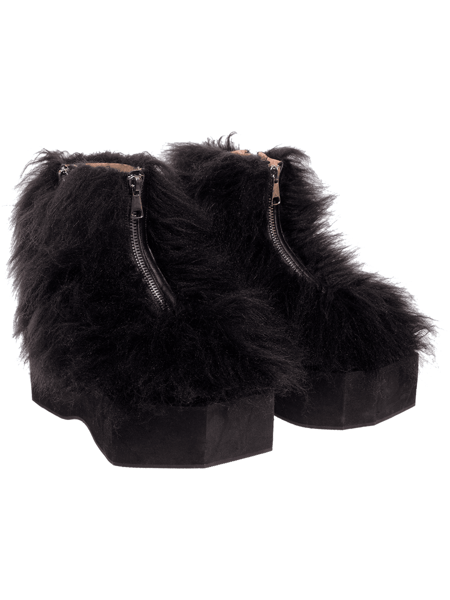 Furry Box Boots