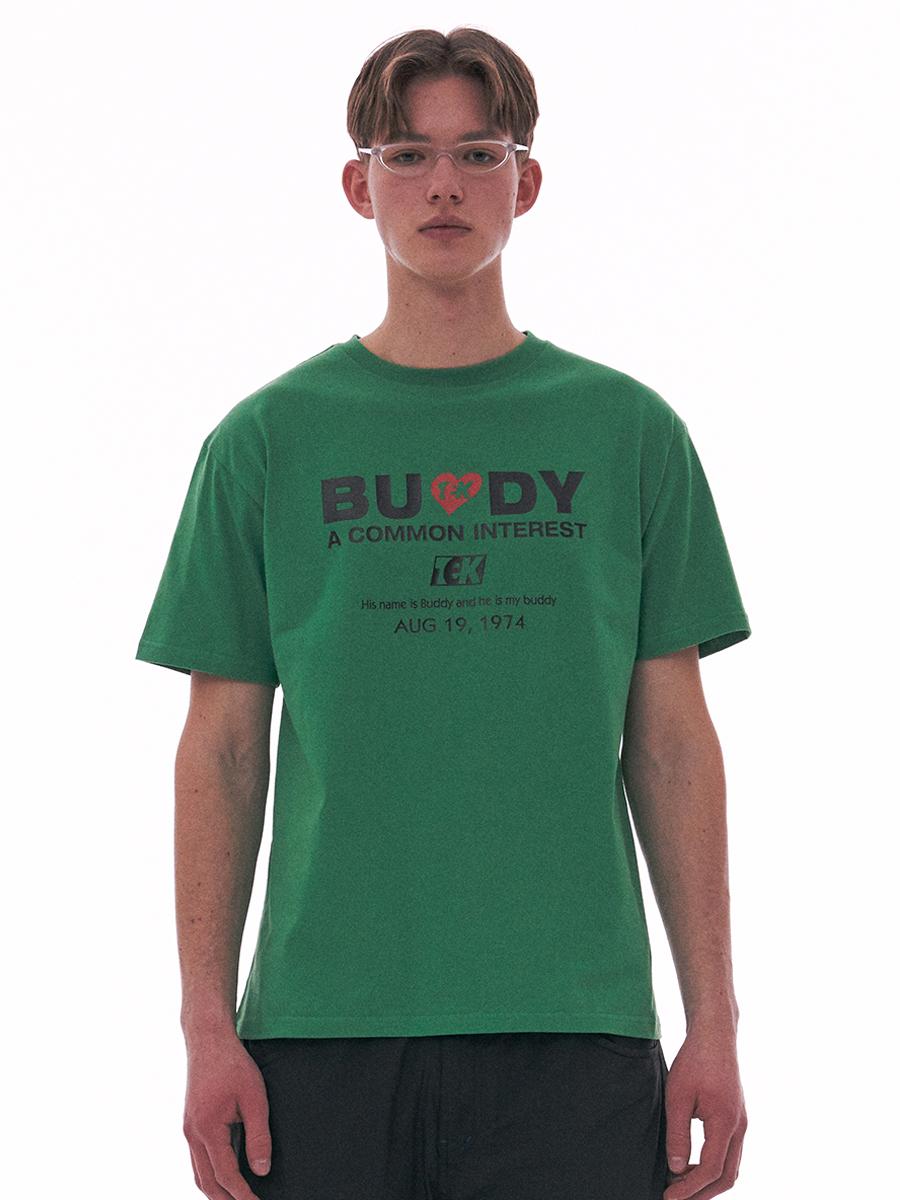 Buddy Heart Tee Green