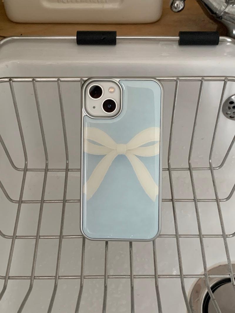 마머데이 하늘 리본 실버 에폭시 케이스 13