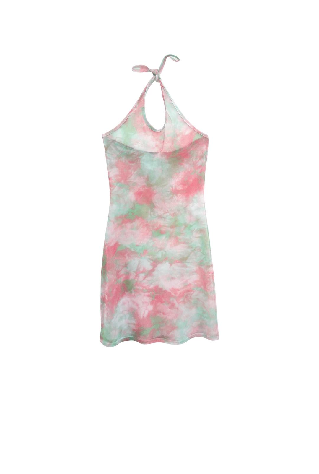 SPREAD layered halter dress