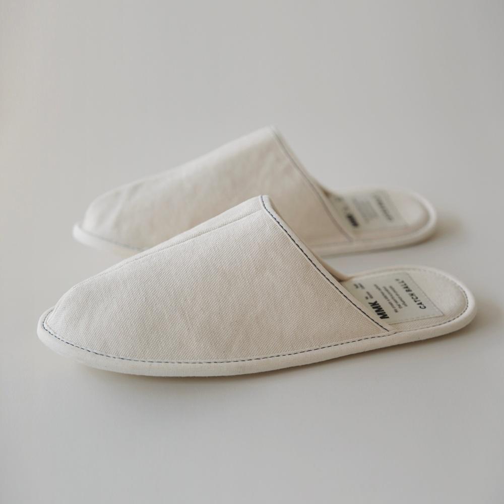 MMK x CATCHBALL : Room Shoes Ivory (2 sizes)