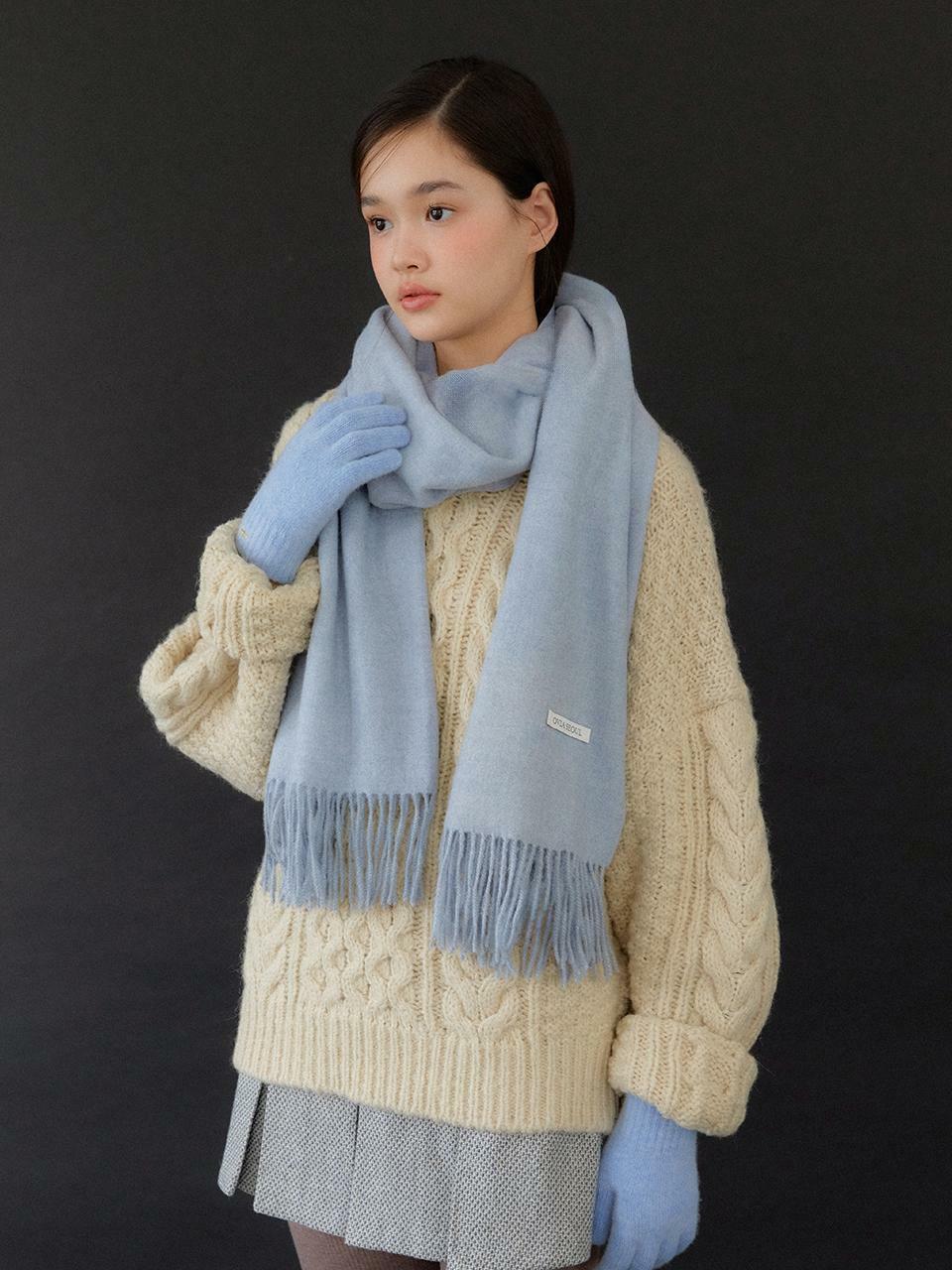[특가~2.2]softy soft melt fringe muffler_colors MF004