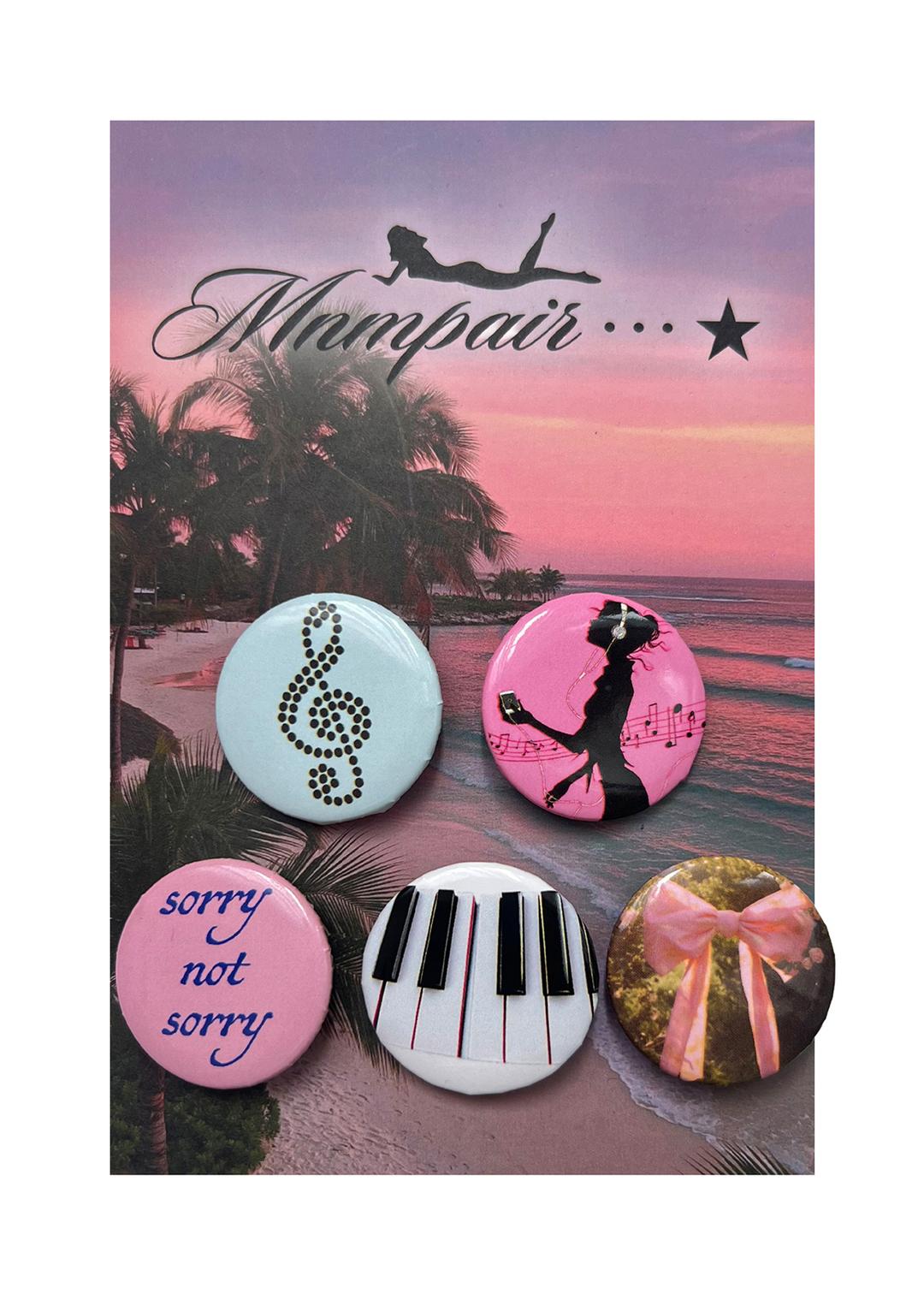 Music Pin Button Pack
